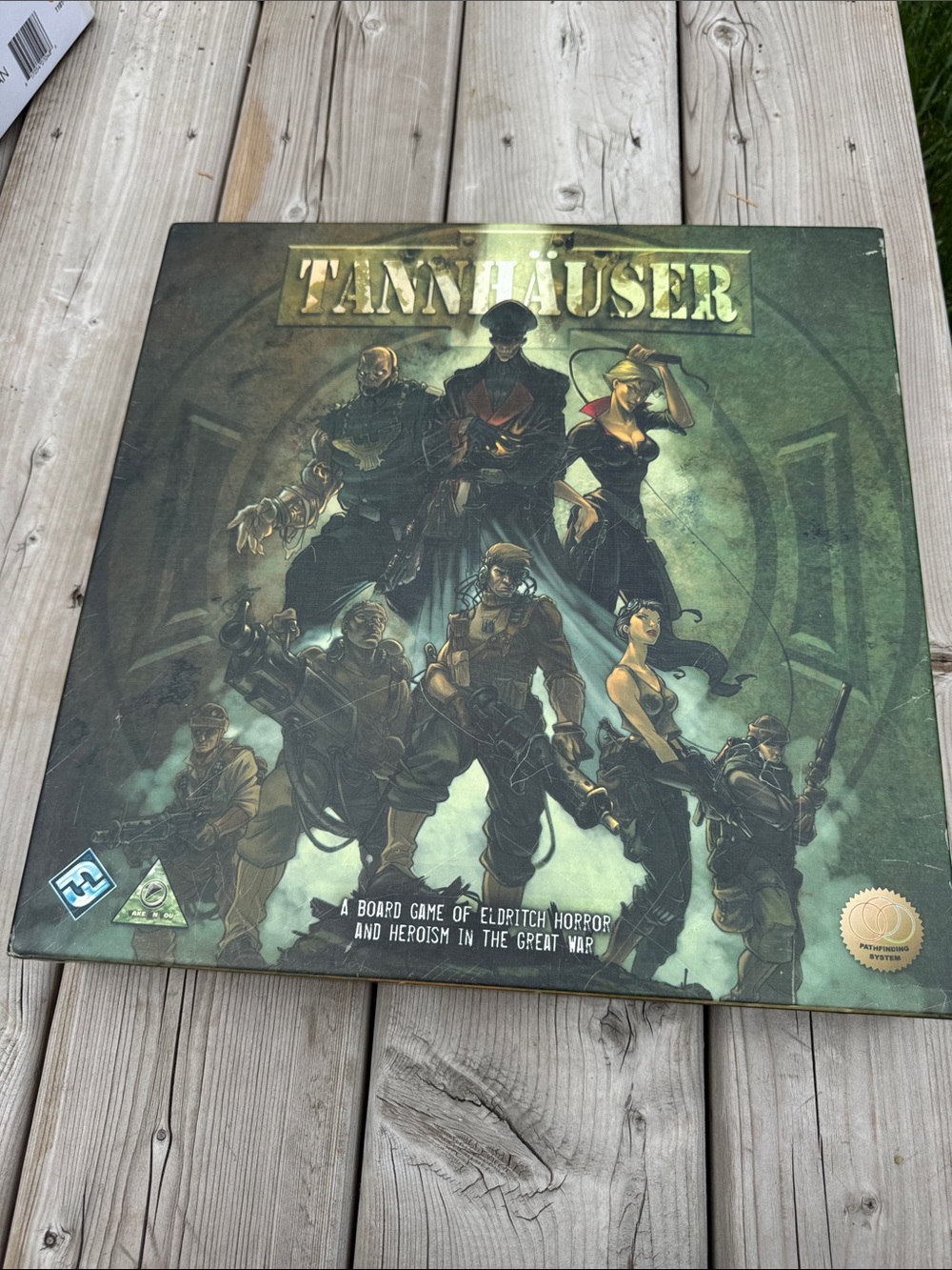 Tannhauser strategy board game with equipment cards expansion